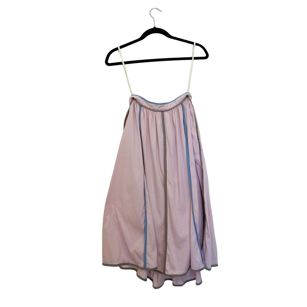 Vintage Geoffrey Beene Beene Bag Rare Pink Blue Full Midi Skirt 70s 80s
